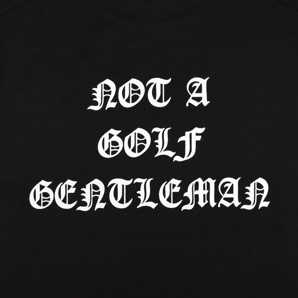 OLD ENGLISH LOGO SS MOCK NECK TEE BLACK – Cph/Golf™︎