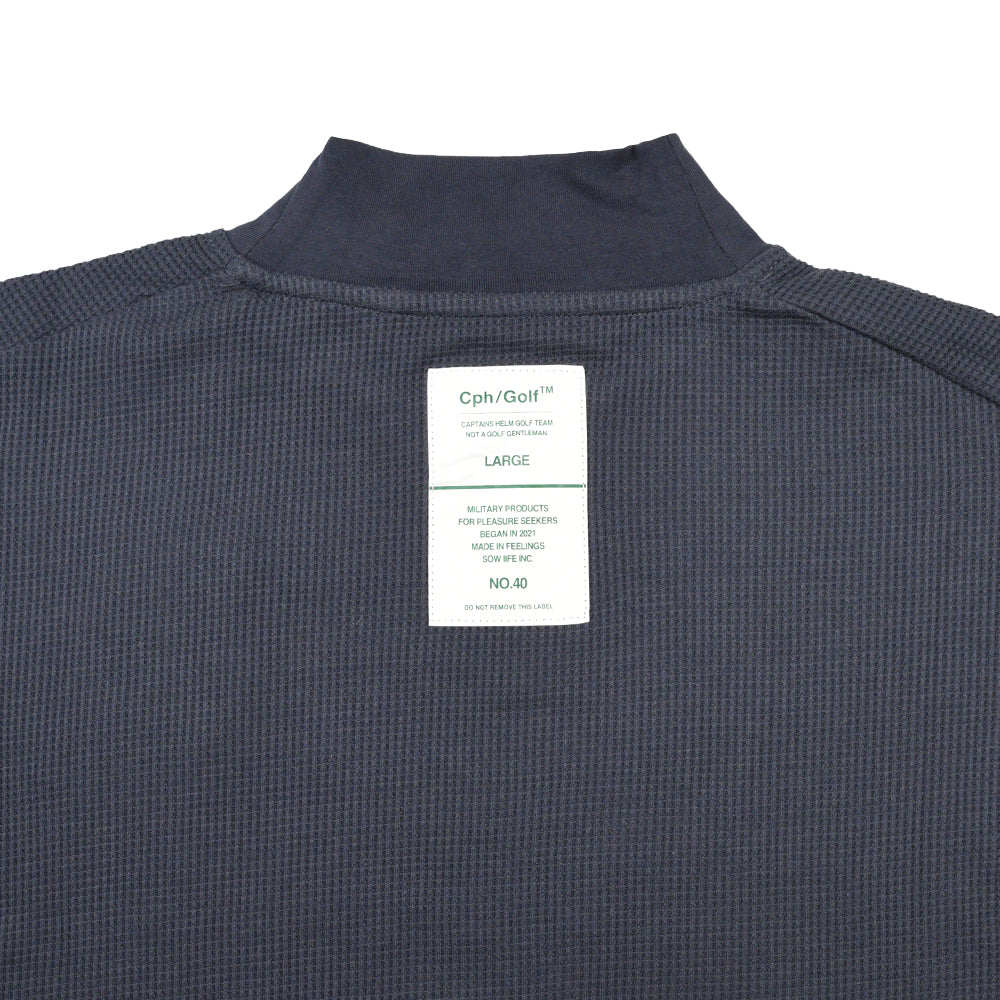 THERMAL LS MOCK NECK TEE NAVY – Cph/Golf™︎