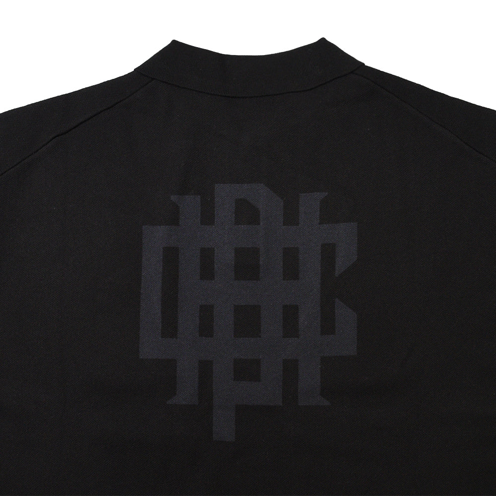 OVERLAP LOGO KNIT POLO BLACK – Cph/Golf™︎