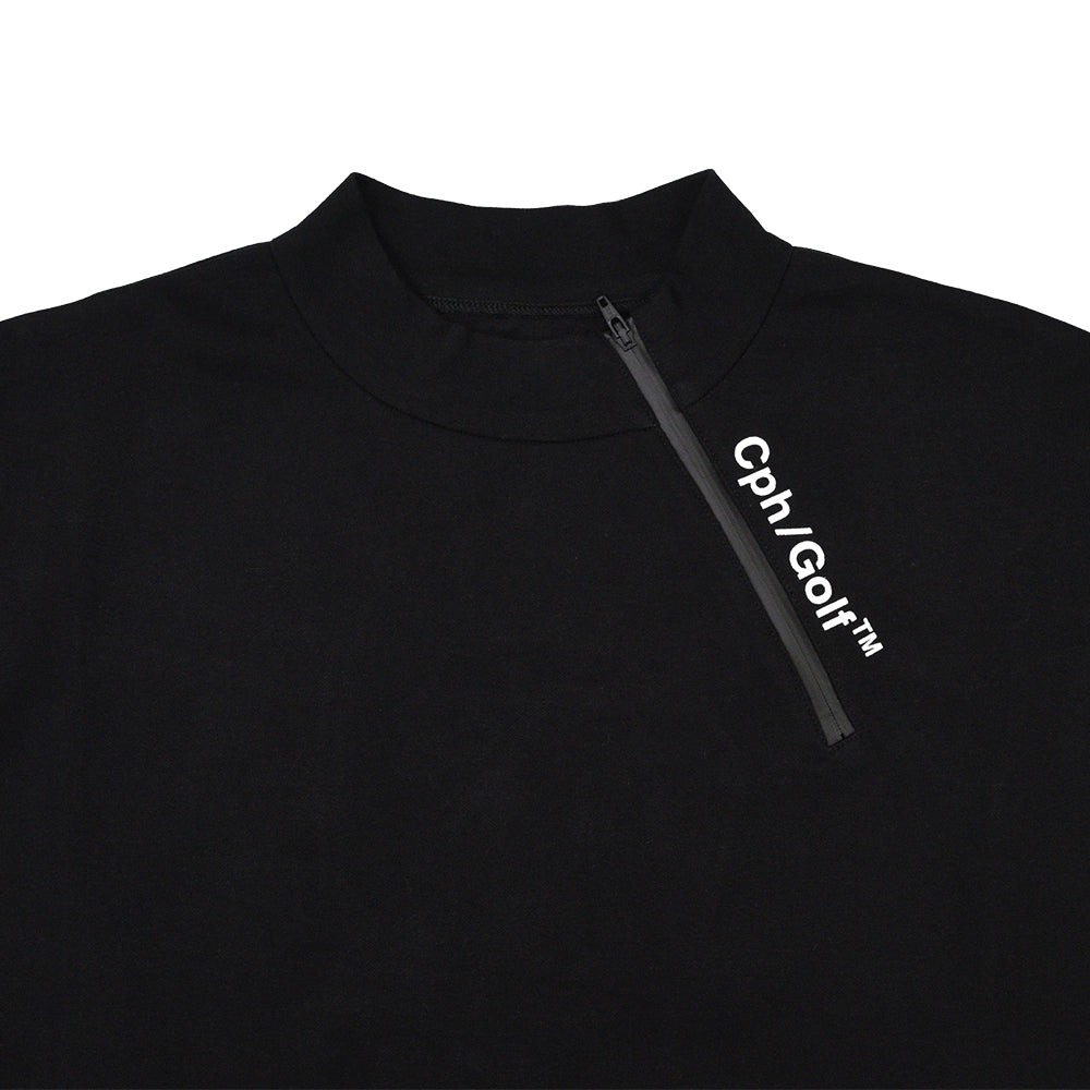Cph/Golf WARM MOCK NECK TEE サイズL SIDE ZIPPER WARM LS MOCK NECK TEE BLACK – Cph/Golf™︎