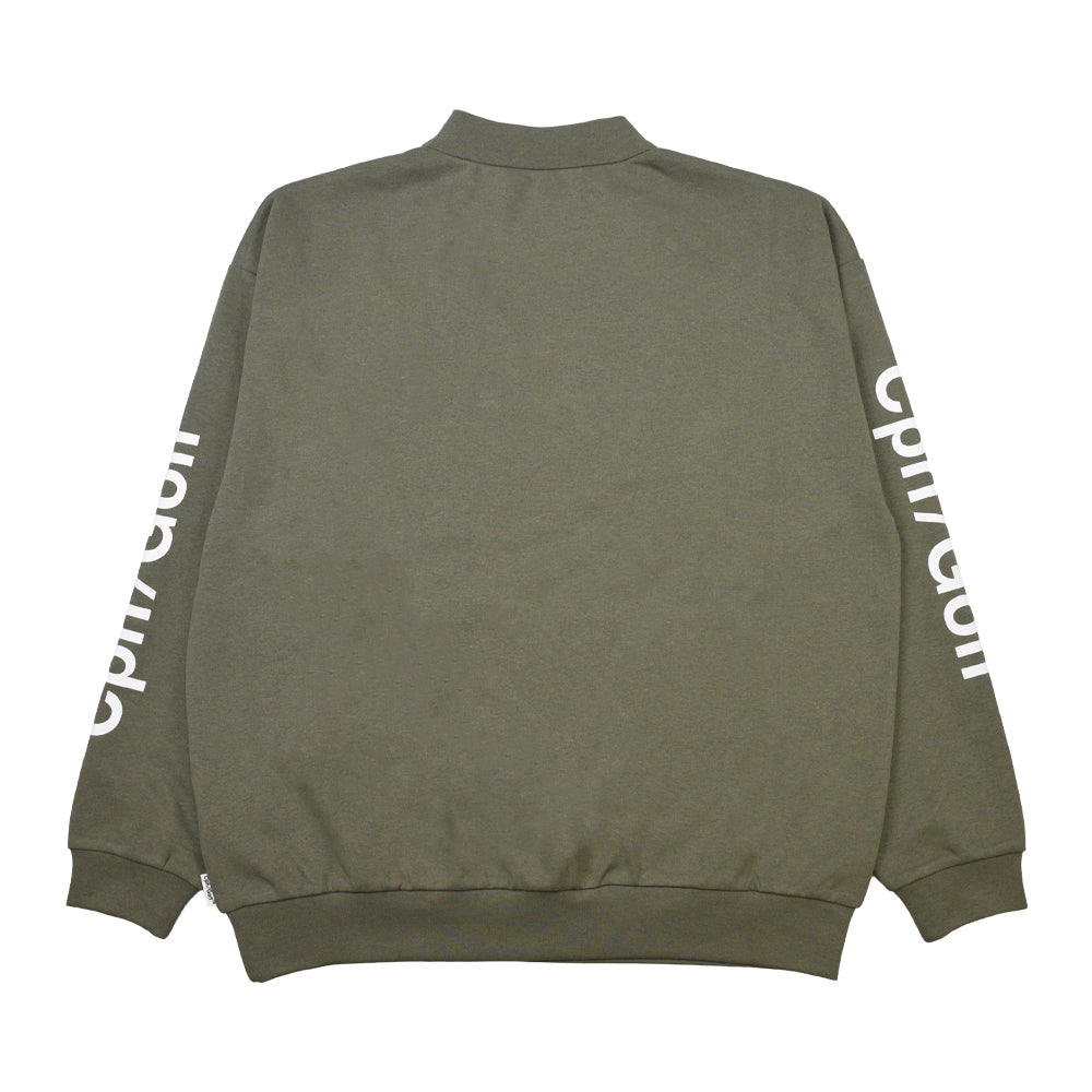 SIDE ZIPPER WARM LS MOCK NECK TEE KHAKI – Cph/Golf™︎
