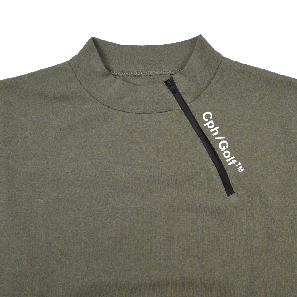 Cph/Golf WARM MOCK NECK TEE サイズL SIDE ZIPPER WARM LS MOCK NECK TEE BLACK – Cph/Golf™︎