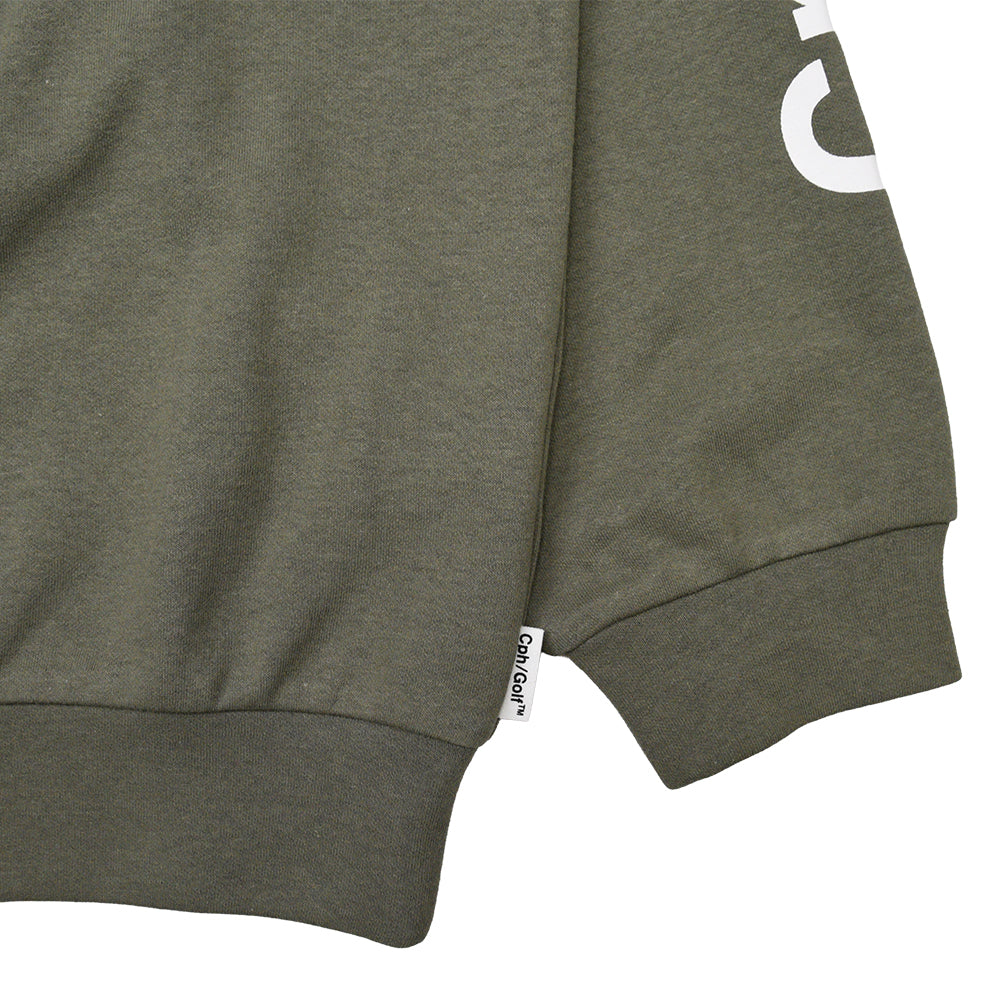 SIDE ZIPPER WARM LS MOCK NECK TEE KHAKI – Cph/Golf™︎