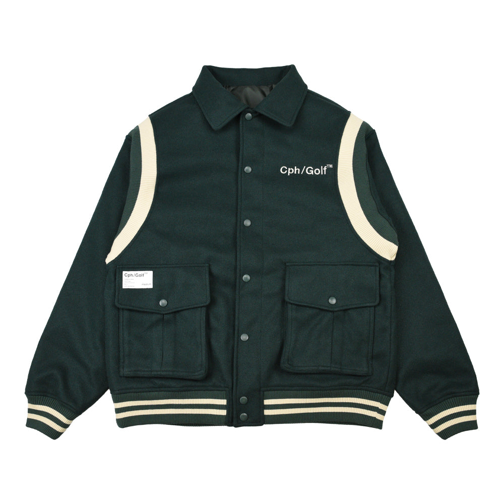 Cph/Golf™ 長袖ジャケット ホワイト ブラック 09×2 IN OUT SWING-TOP JKT – Cph/Golf™︎