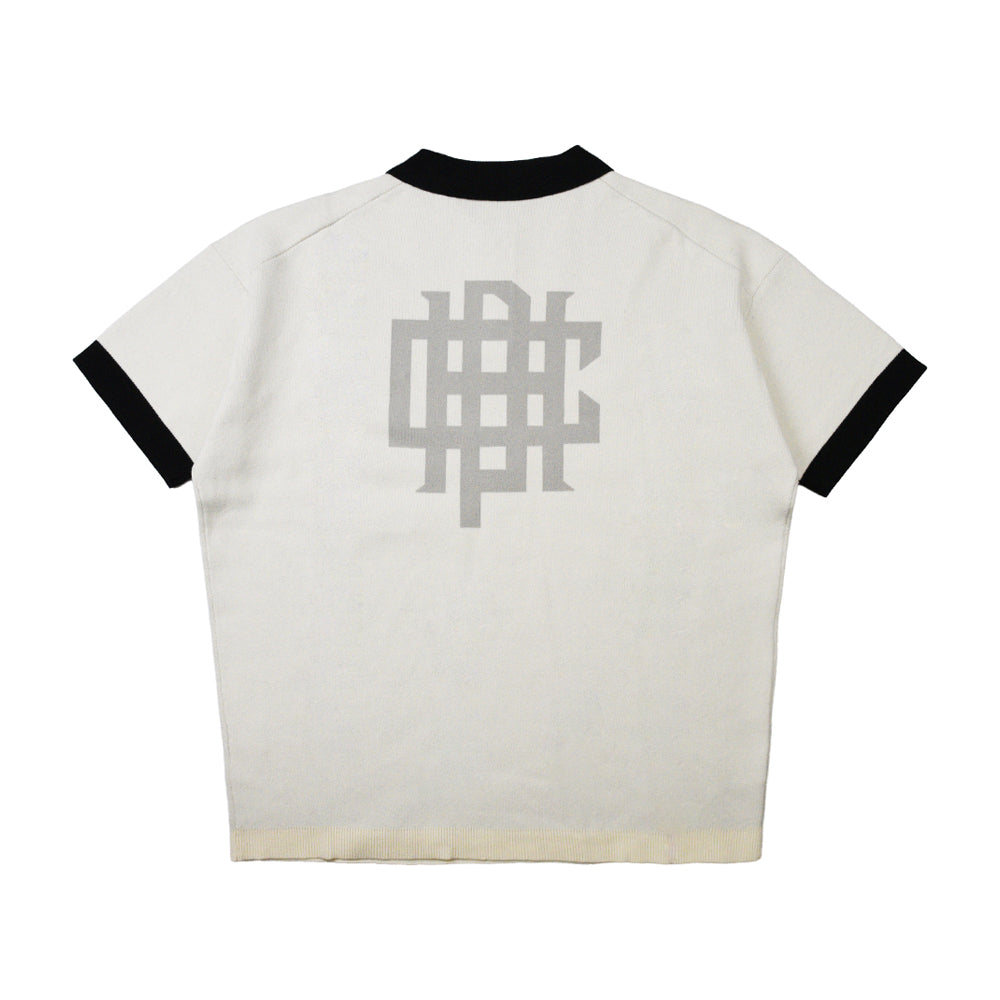 新品 Cph Golf OVERLAP LOGO KNIT POLOレディース WOMEN]OVERLAP LOGO KNIT POLO WHITE – Cph/Golf™︎