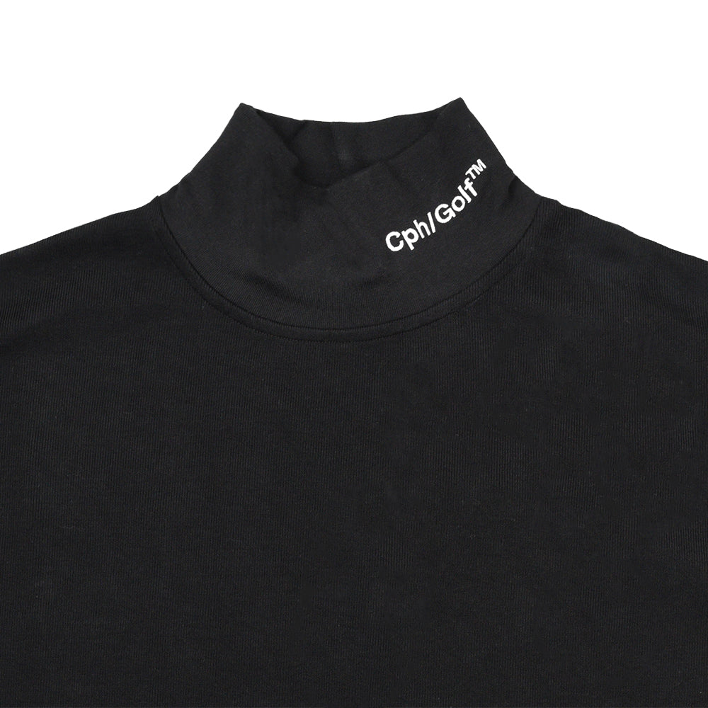 WOMEN]TURTLE NECK LS TEE BLACK – Cph/Golf™︎