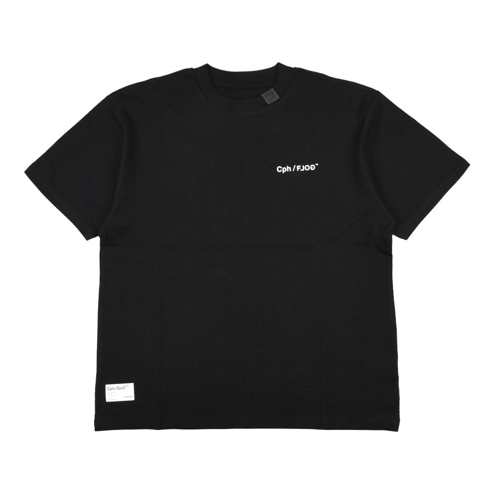 Cph/Golf×RUFFLOG SS MOCK NECK TEE BLACK – Cph/Golf™︎