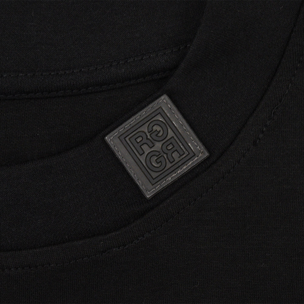 Cph/Golf×RUFFLOG SS MOCK NECK TEE BLACK – Cph/Golf™︎