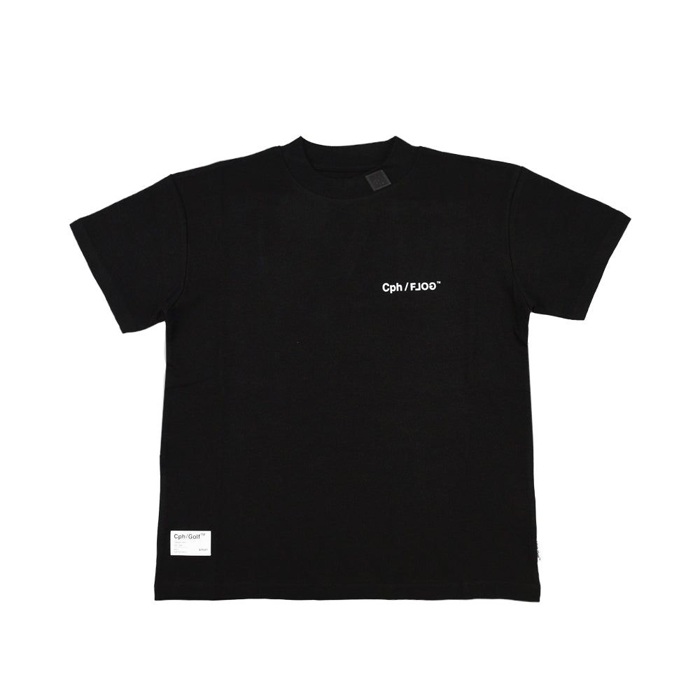 WOMEN] Cph/Golf×RUFFLOG SS MOCK NECK TEE BLACK – Cph/Golf™︎