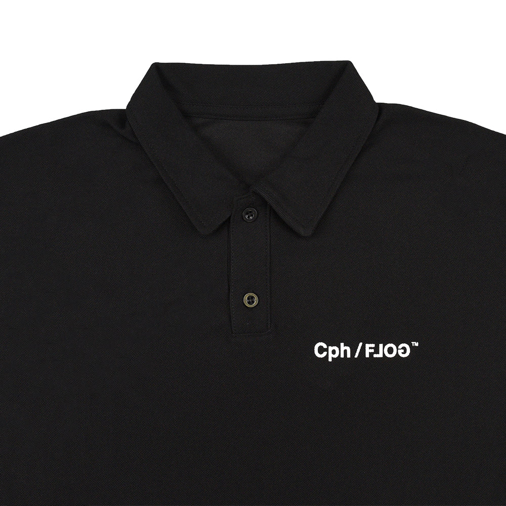 CPHGOLF KCC コラボ　ポロシャツ　ブラック CPHGOLF KCC コラボ ポロシャツ ブラック 日産オンライン