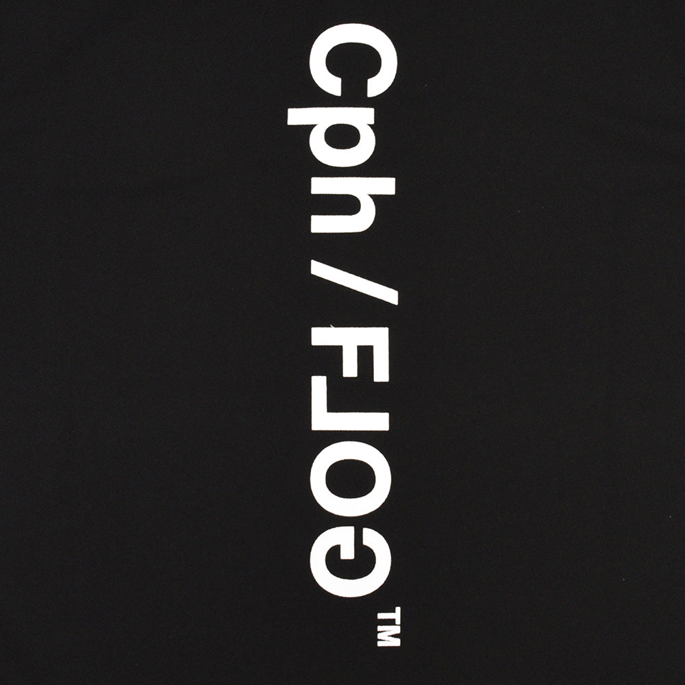 WOMEN] Cph/Golf×RUFFLOG VERTICAL LOGO SS POLO BLACK – Cph/Golf™︎