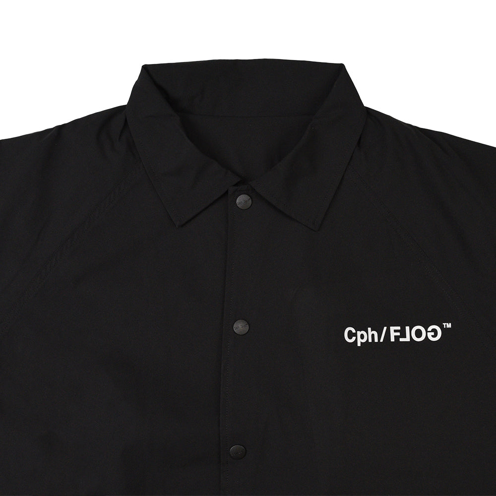 Cph/Golf×RUFFLOG COACH JACKET BLACK – Cph/Golf™︎