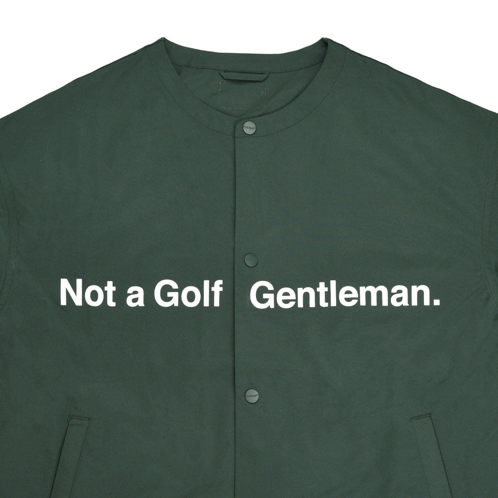 Cph/Golf™ LOGO NO COLLAR JACKET BLACK Cph/Golf™ LOGO NO COLLAR JACKET BLACK – Cph/Golf™︎