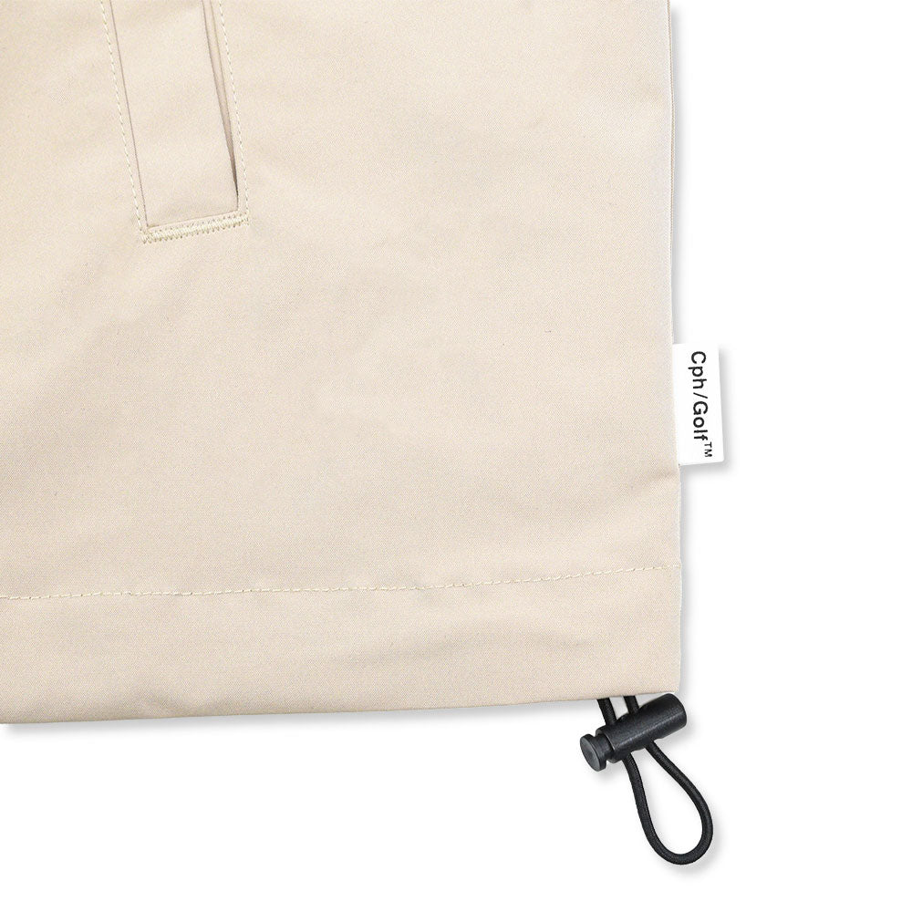 Cph/Golf™ ベージュジャケット Cph/Golf™ LOGO NO COLLAR JACKET BEIGE – Cph/Golf™︎