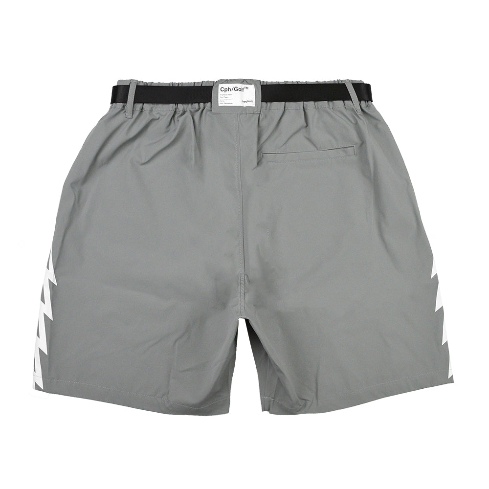 CPH/GOLF THUNDER STRIPES ショートパンツ グレー L THUNDER STRIPES ADJUSTABLE SHORTS GRAY – Cph/Golf™︎