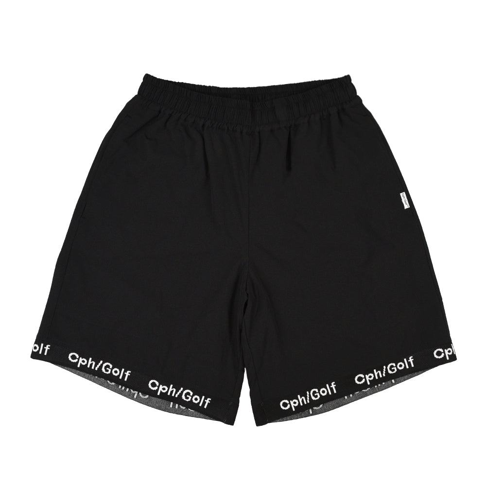 JACQUARD RIB SHORTS BLACK – Cph/Golf™︎