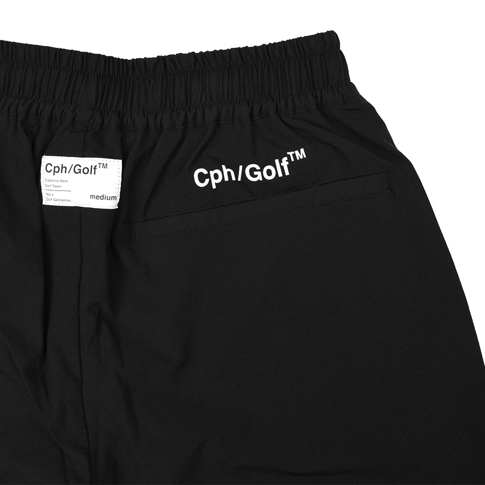 JACQUARD RIB SHORTS BLACK – Cph/Golf™︎
