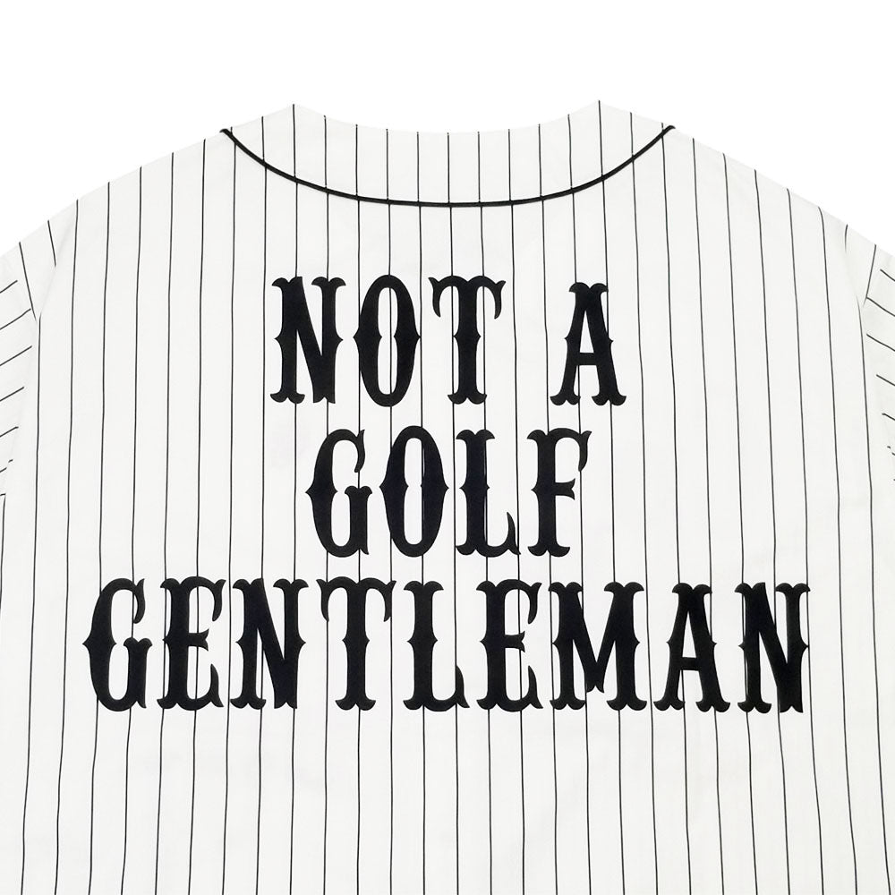 メンズウェア #CLASSIC STRIPE BB SHIRT CREAM BLACK CLASSIC STRIPE BB SHIRT CREAM BLACK – Cph/Golf™︎