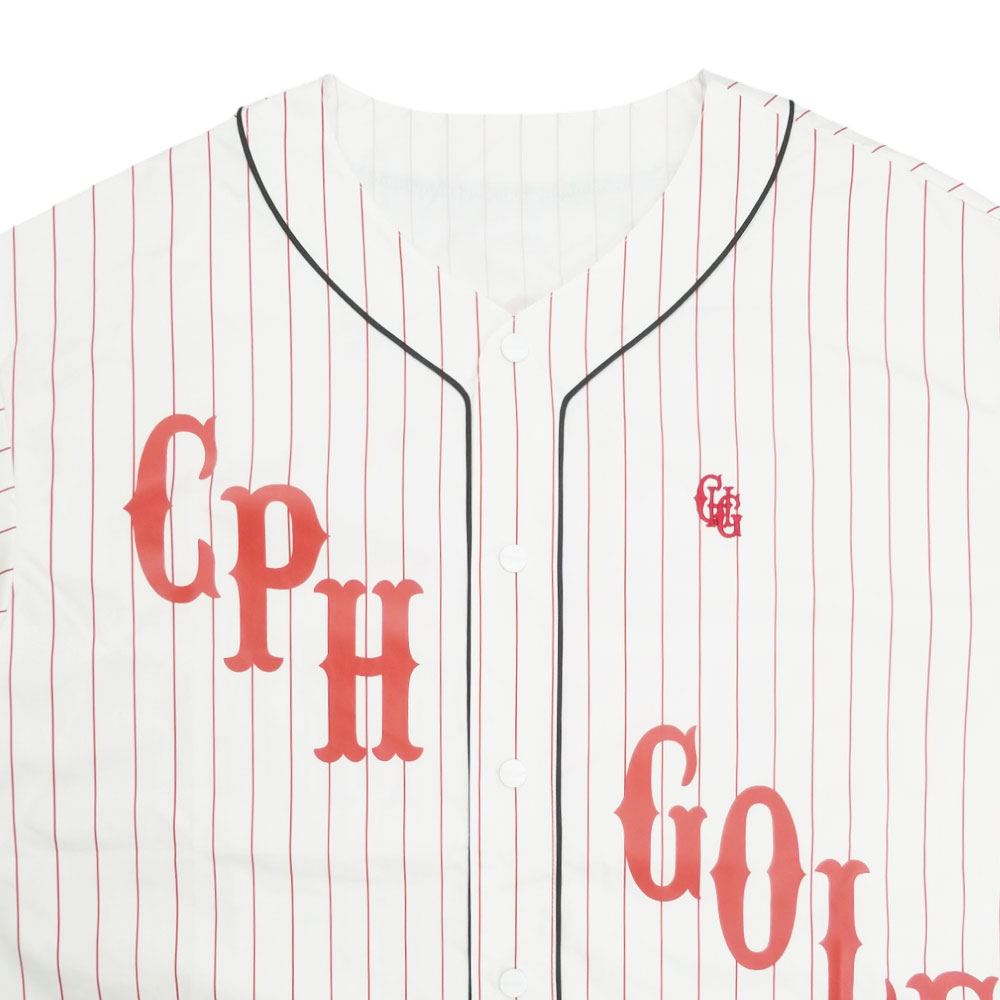 CLASSIC STRIPE BB SHIRT CREAM RED – Cph/Golf™︎