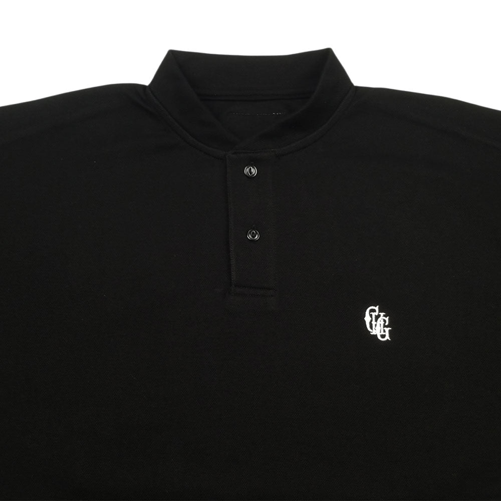 HENRY NECK BIG STRIPE POLO BLACK – Cph/Golf™︎