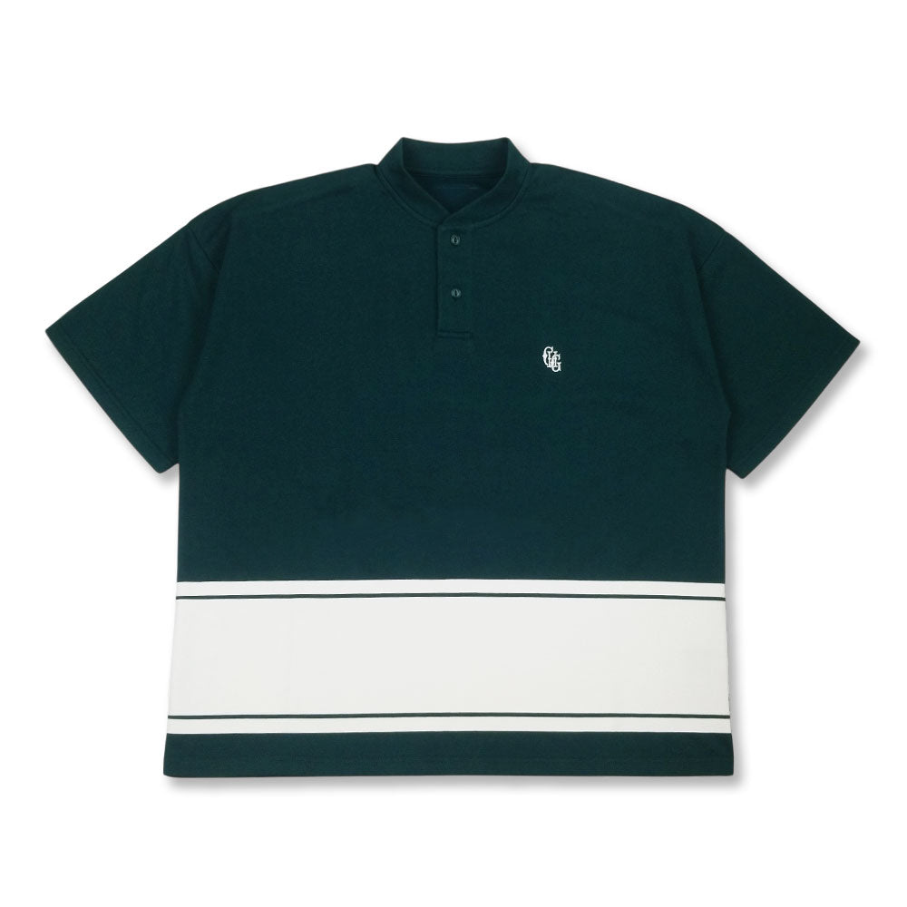 HENRY NECK BIG STRIPE POLO GREEN – Cph/Golf™︎