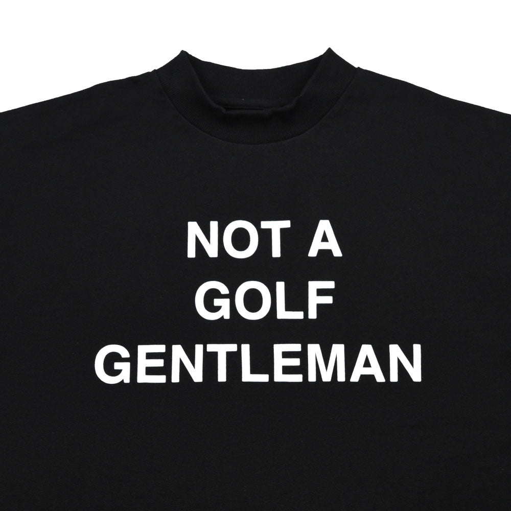 Cph/Golf™ モックネックTシャツ #GENTLEMAN GENTLEMAN HALF MOCK NECK TEE BLACK – Cph/Golf™︎