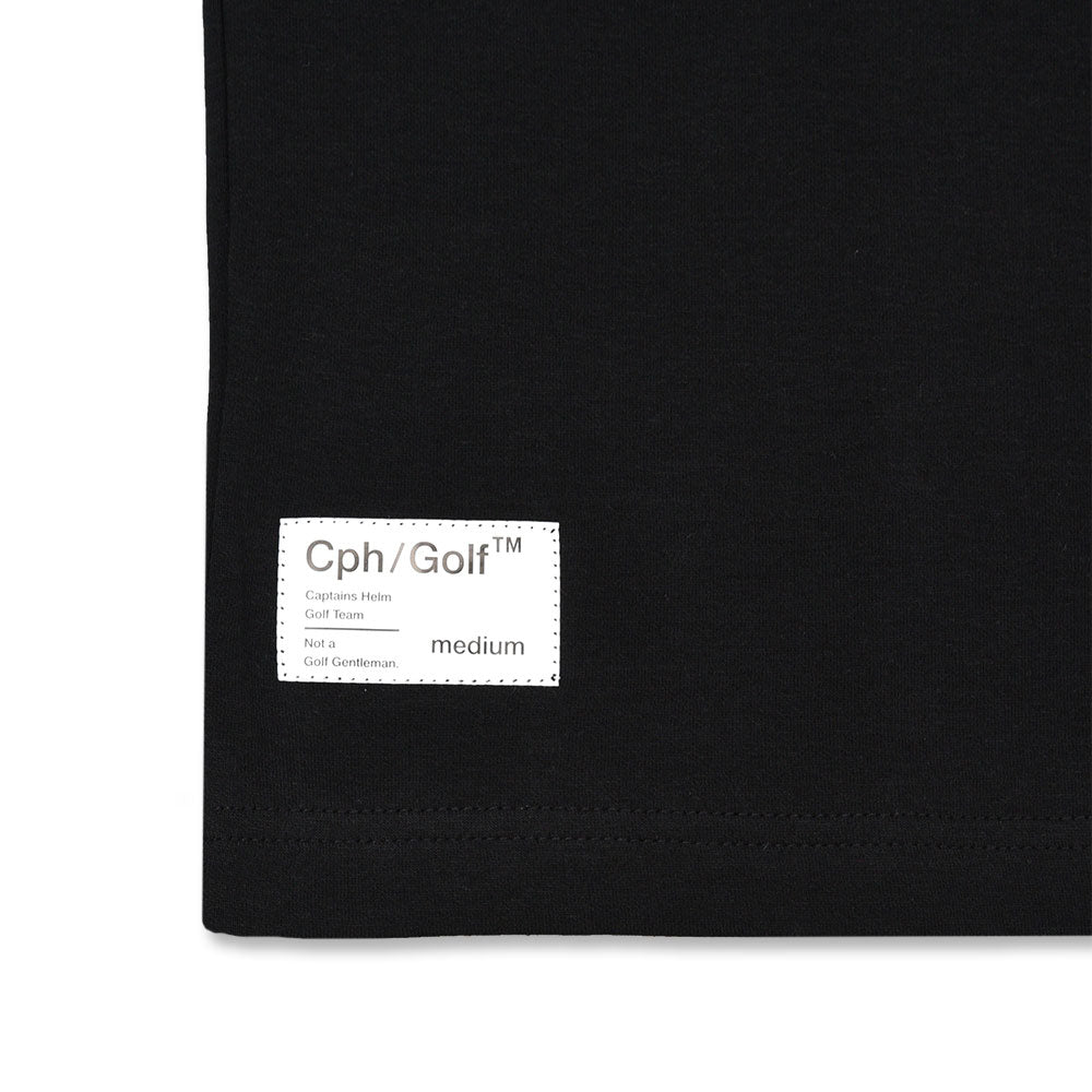 GENTLEMAN HALF MOCK NECK TEE BLACK – Cph/Golf™︎