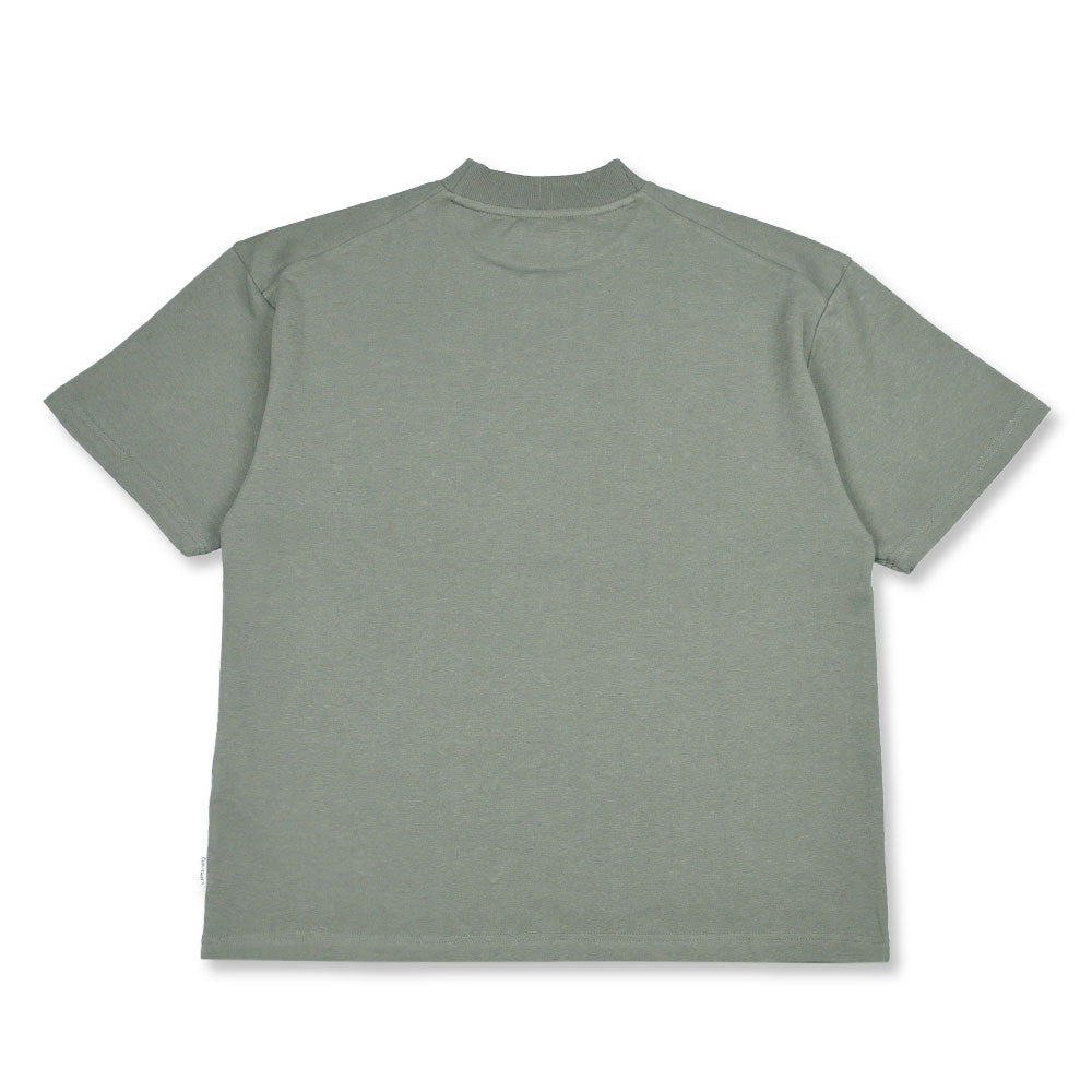#Cph/Golf™ MOCK NECK TEE SLATE GREEN Cph/Golf™ LOGO HALF MOCK NECK TEE SLATE GREEN – Cph/Golf™︎