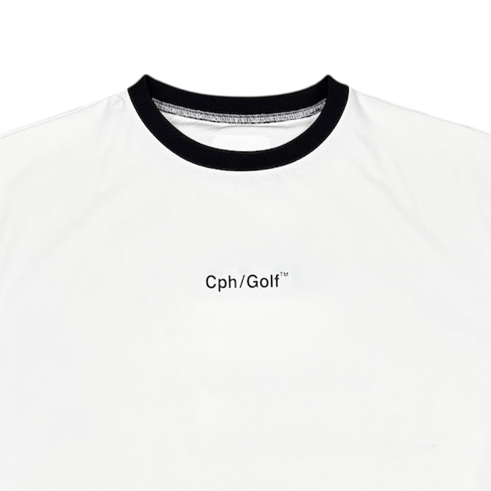 CPH/GOLF チェッカーメッシュトップス　白Mサイズ CHECKER MESH S/S PISTE WHITE – Cph/Golf™︎