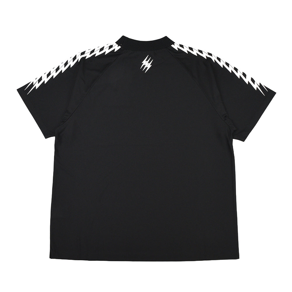 CPH GOLF THUNDER STRIPES 【ブラック】 THUNDER STRIPES MOCK NECK TEE BLACK – Cph/Golf™︎