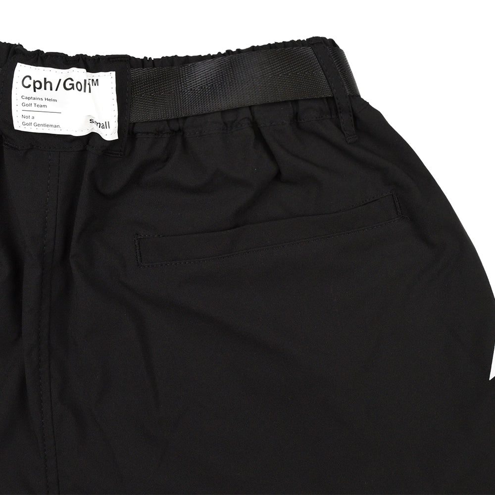 WOMEN] #THUNDER STRIPES ADJUSTABLE SHORTS BLACK – Cph/Golf™︎