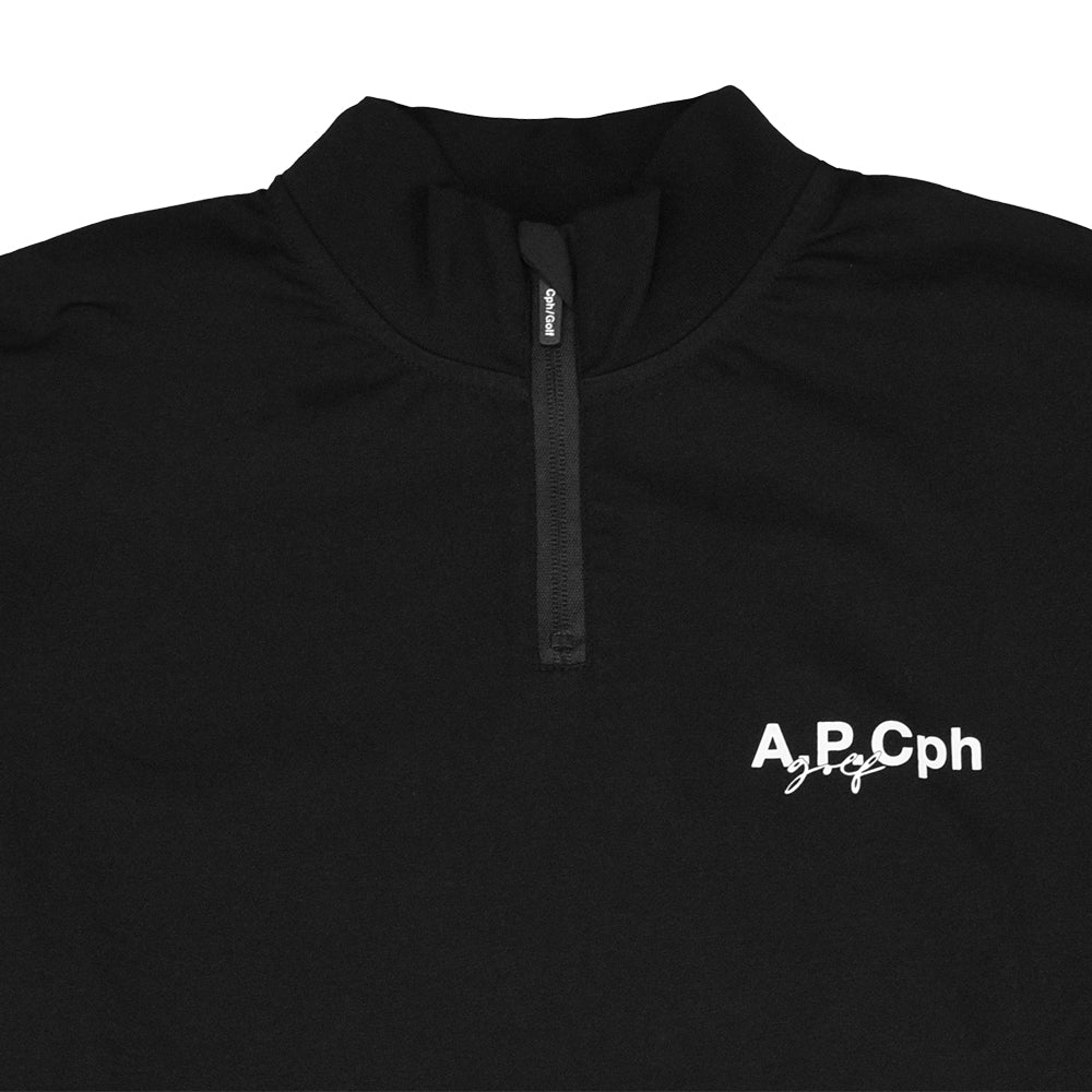 A.P.Cph/Golf HALF ZIP GENTLEMAN L/S MOCK NECK TEE – Cph/Golf™︎