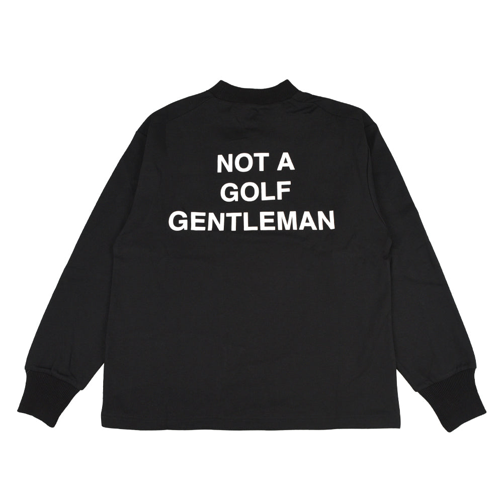 GENTLEMAN HALF MOCK NECK LS TEE – Cph/Golf™︎
