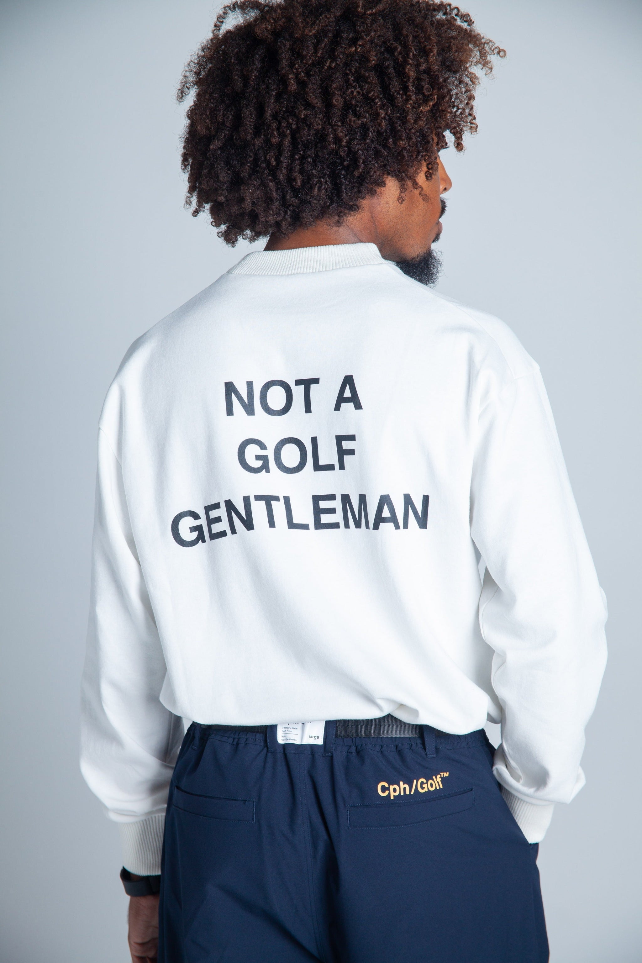 GENTLEMAN HALF MOCK NECK LS TEE – Cph/Golf™︎