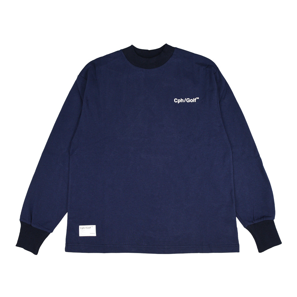 GENTLEMAN HALF MOCK NECK LS TEE – Cph/Golf™︎