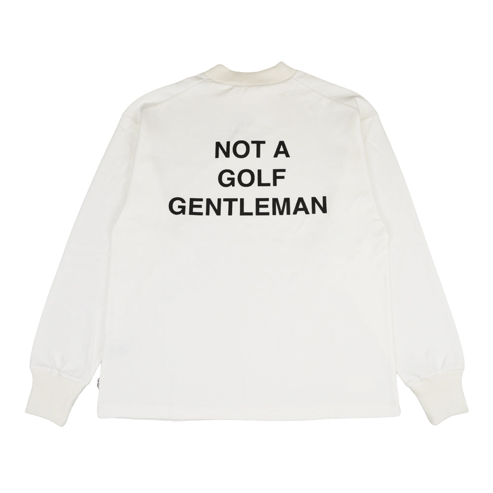 GENTLEMAN HALF MOCK NECK LS TEE – Cph/Golf™︎