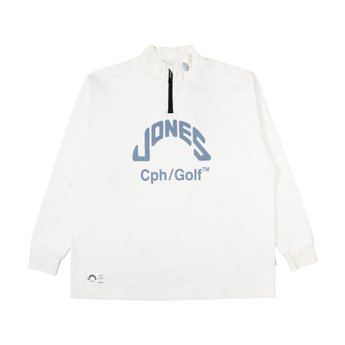 Cph/Golf × JONES  LS MOCK NECK TEE