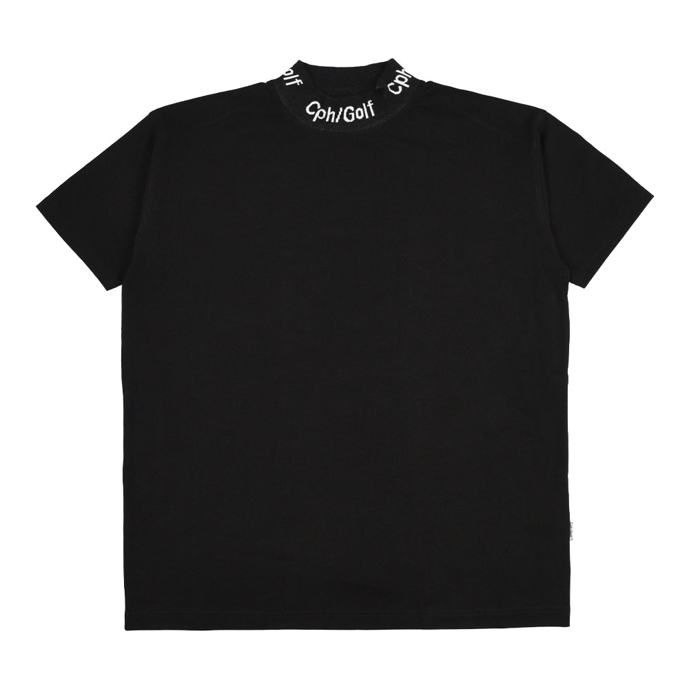 Cph/Golf™︎ JACQUARD MOCK NECK TEE