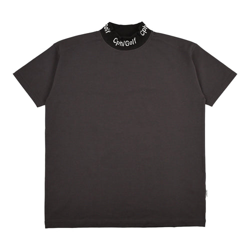 Cph/Golf™︎ JACQUARD MOCK NECK TEE