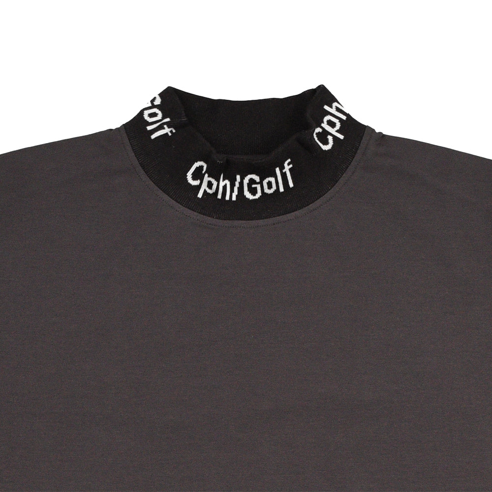 Cph/Golf™︎ JACQUARD MOCK NECK TEE