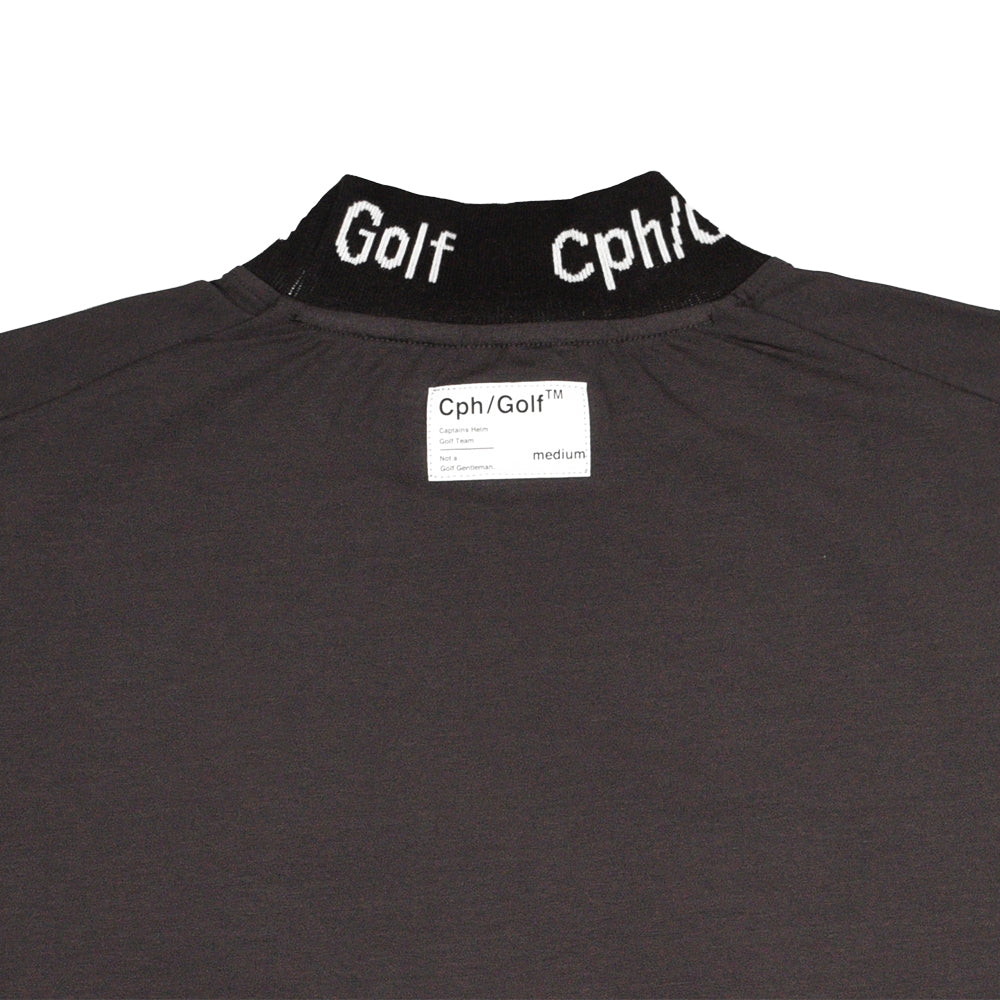 Cph/Golf™︎ JACQUARD MOCK NECK TEE