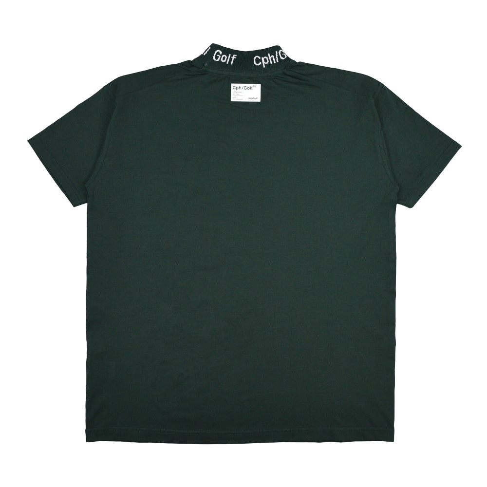 Cph/Golf™︎ JACQUARD MOCK NECK TEE