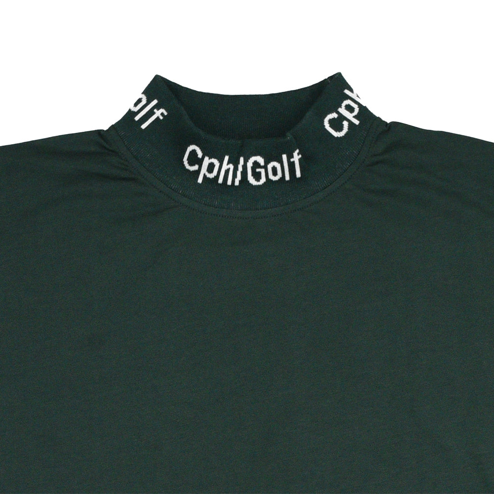 Cph/Golf™︎ JACQUARD MOCK NECK TEE