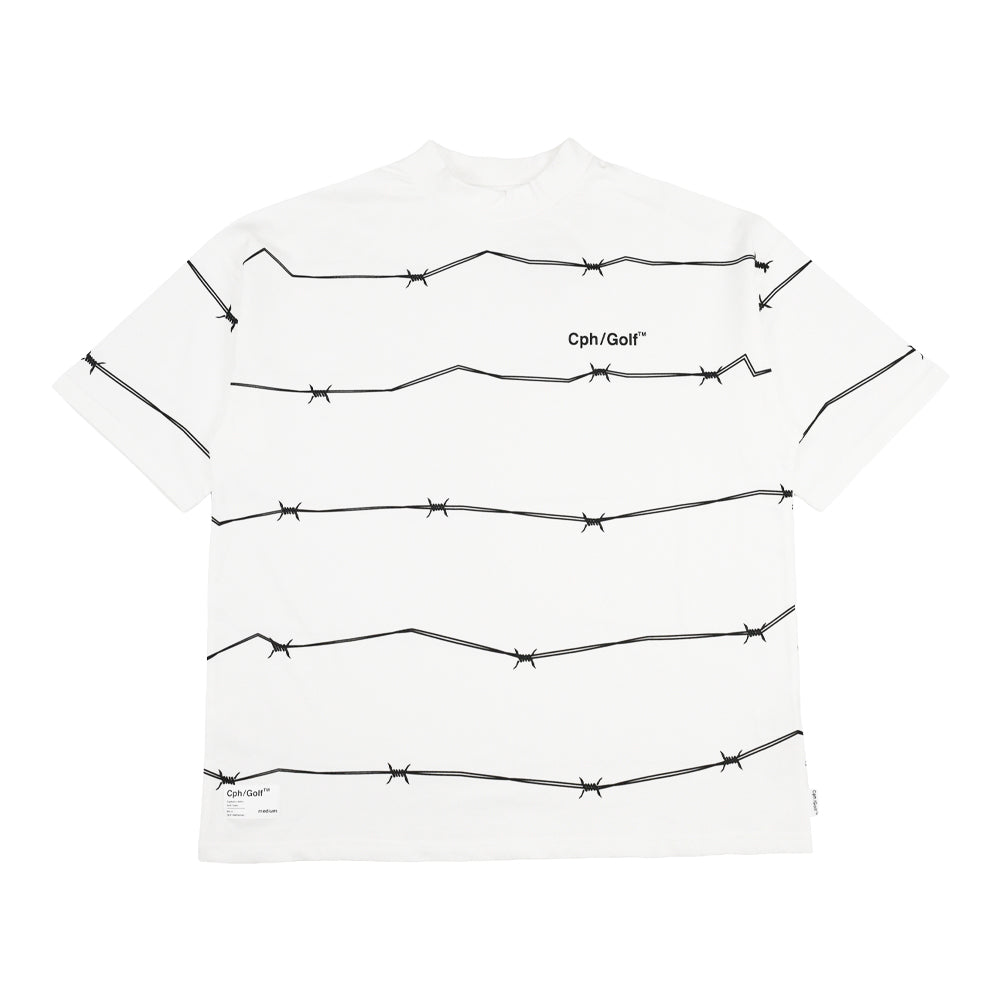 WIRED BORDER OVERSIZE TEE – Cph/Golf™︎