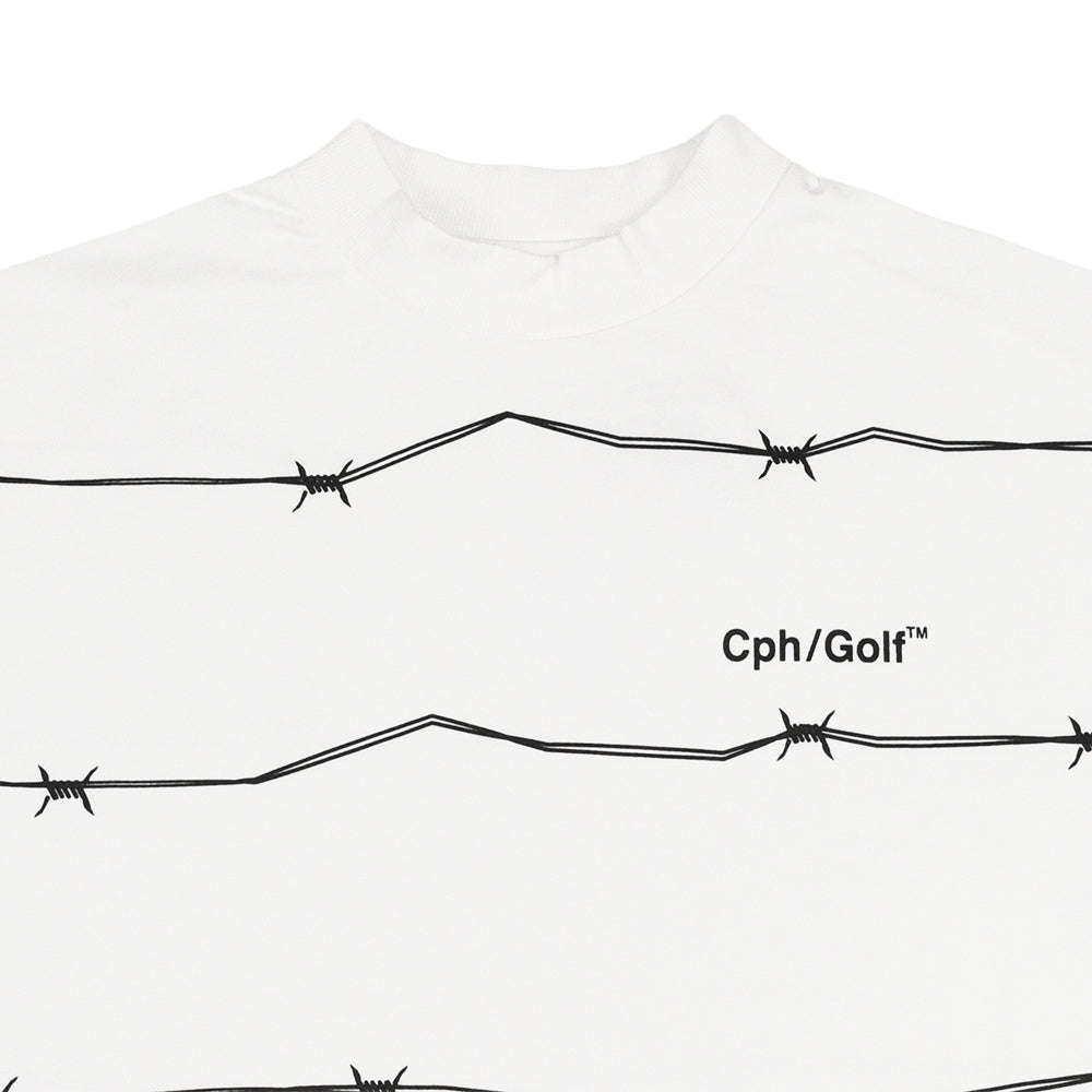 WIRED BORDER OVERSIZE TEE – Cph/Golf™︎