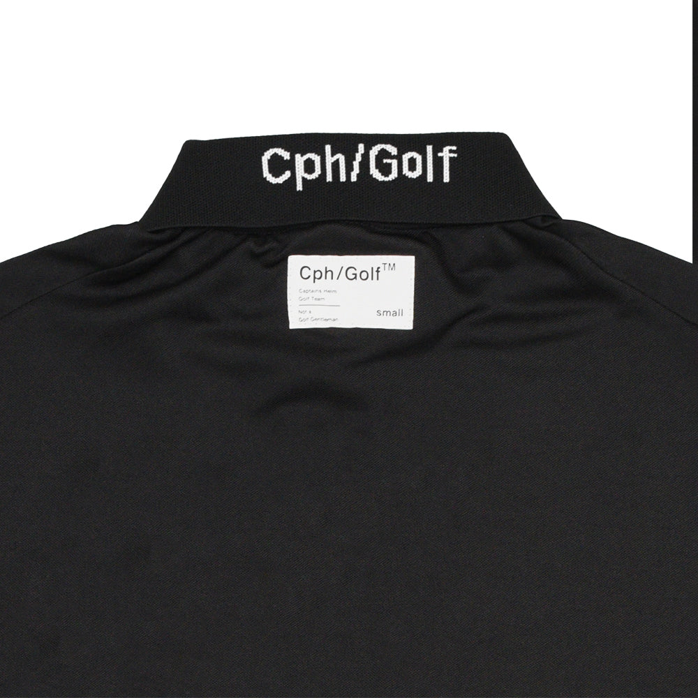 CPH/GOLF ブラックポロシャツ　完売　レディース　Ｍ WOMEN] Cph/Golf™︎ POLO