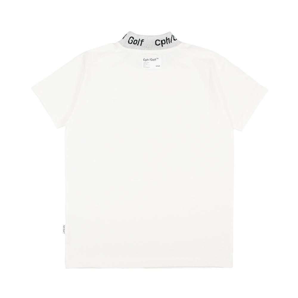 WOMEN] Cph/Golf™︎ JACQUARD MOCK NECK TEE