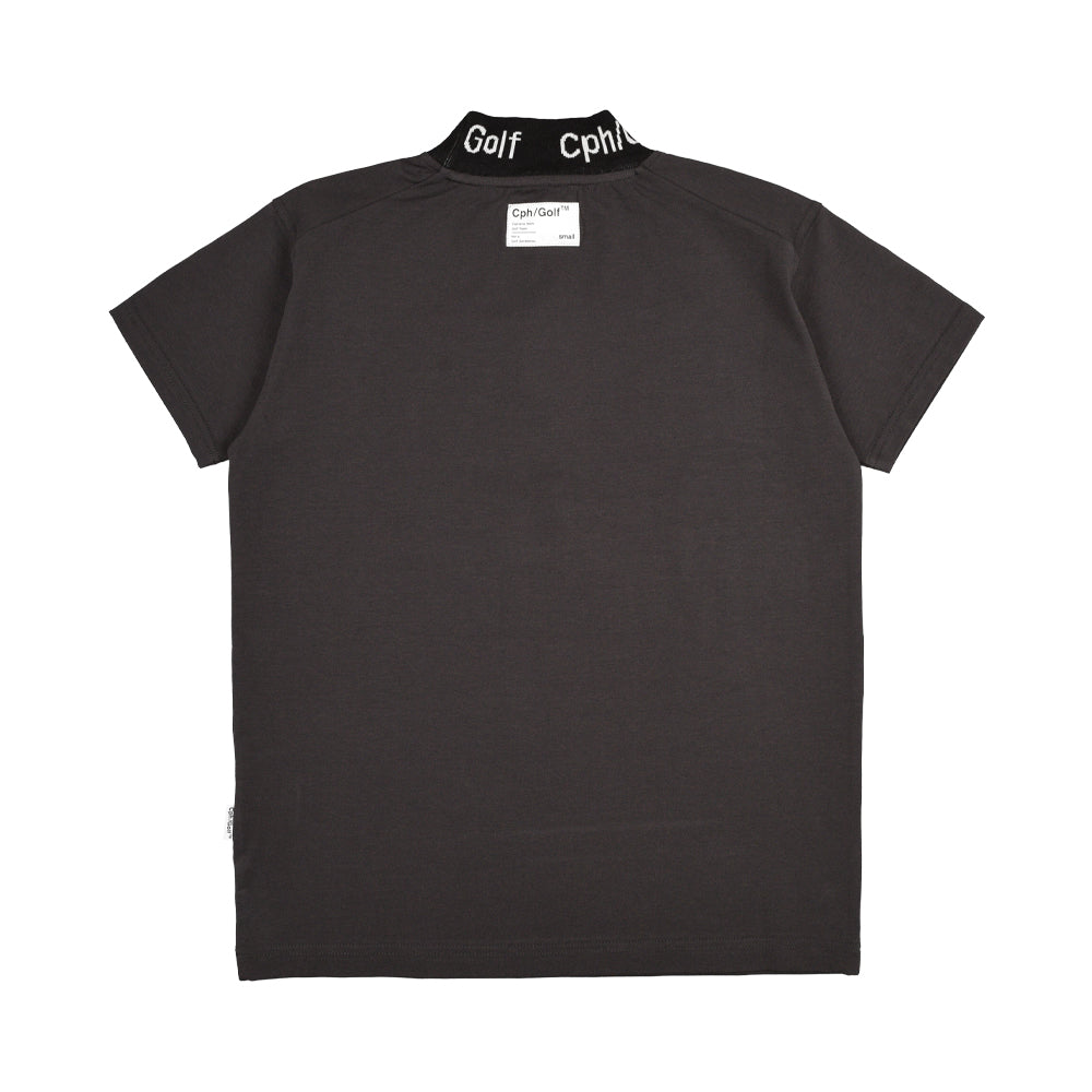WOMEN] Cph/Golf™︎ JACQUARD MOCK NECK TEE