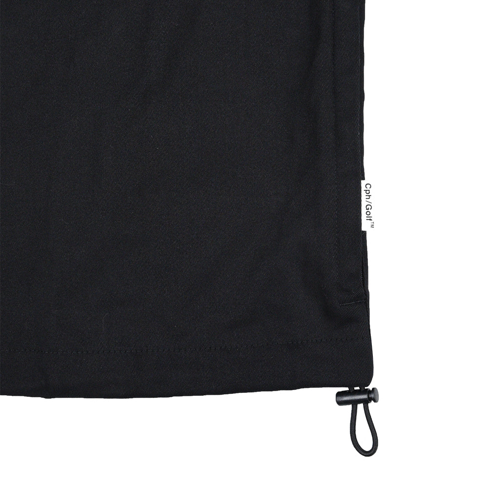 COTTON TRACK S/S PULLOVER BLACK – Cph/Golf™︎