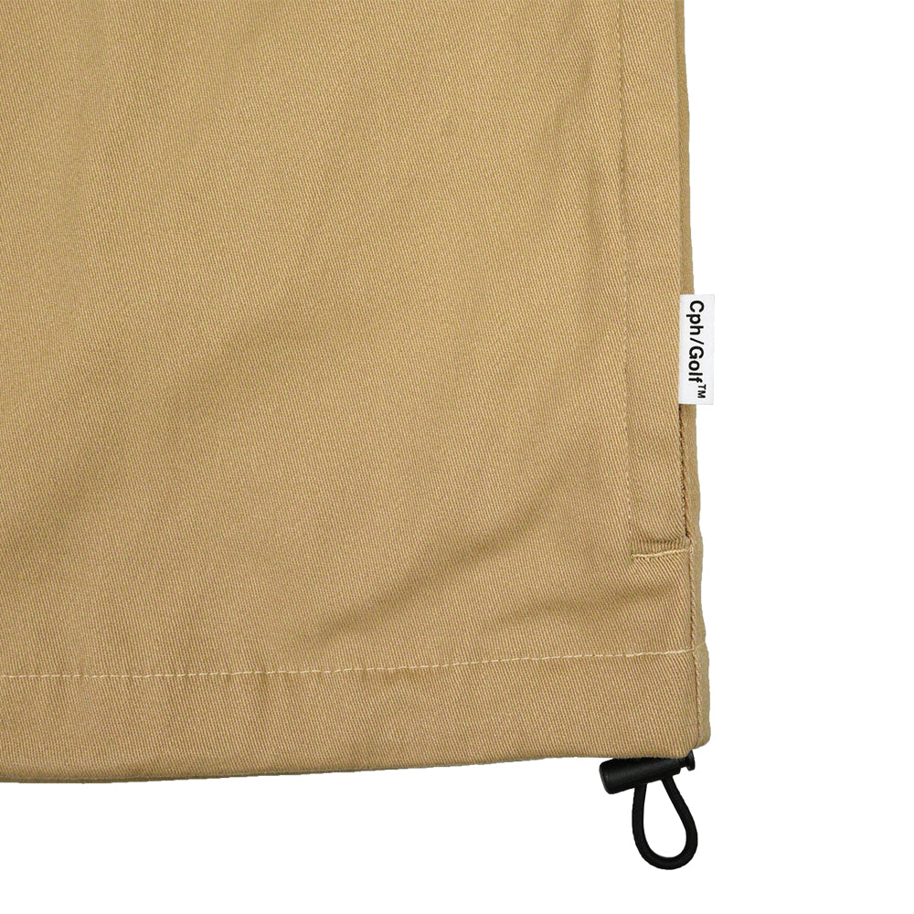 COTTON TRACK S/S PULLOVER BEIGE – Cph/Golf™︎